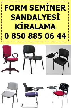 form seminer sandalyesi kiralama